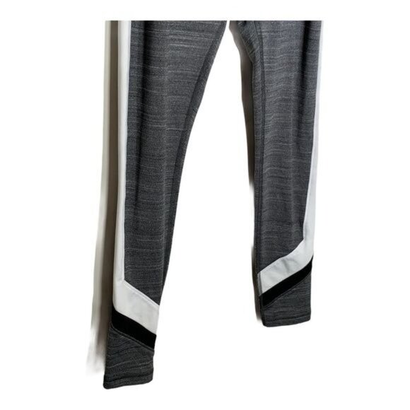 Reebok Gray Active Leggings Small Stretch High Rise Yoga Gym Pants - Picture 4 of 10